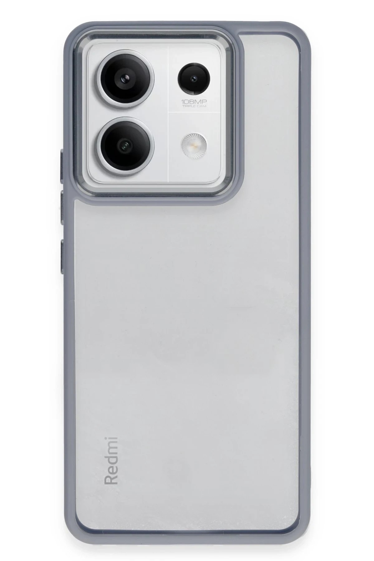 Mey İthalat®   Redmi Note 13 Pro 4G Kılıf Power Silikon - Sierra Blue