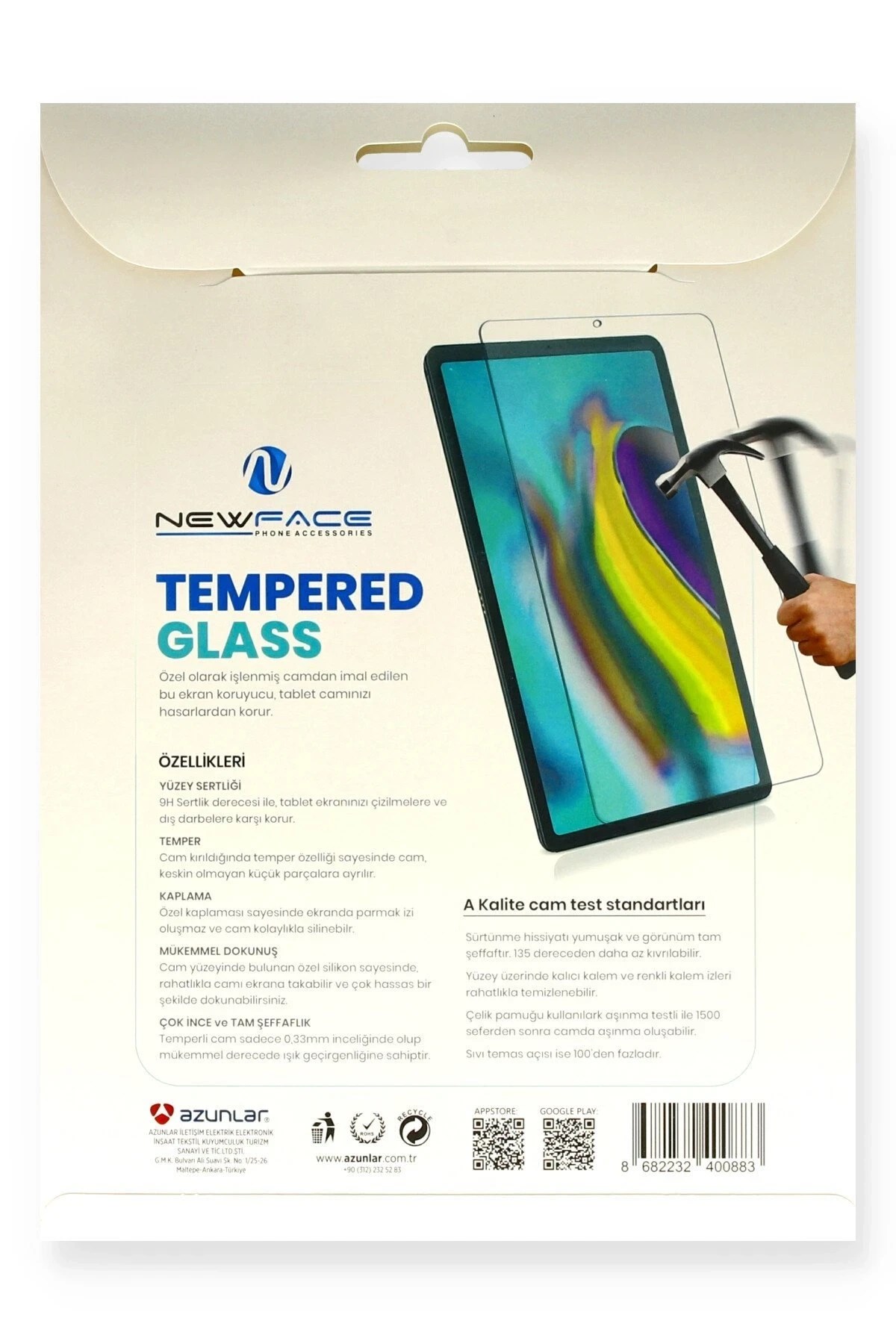 Mey İthalat®  Huawei Honor Pad 9 Tablet Cam Ekran Koruyucu