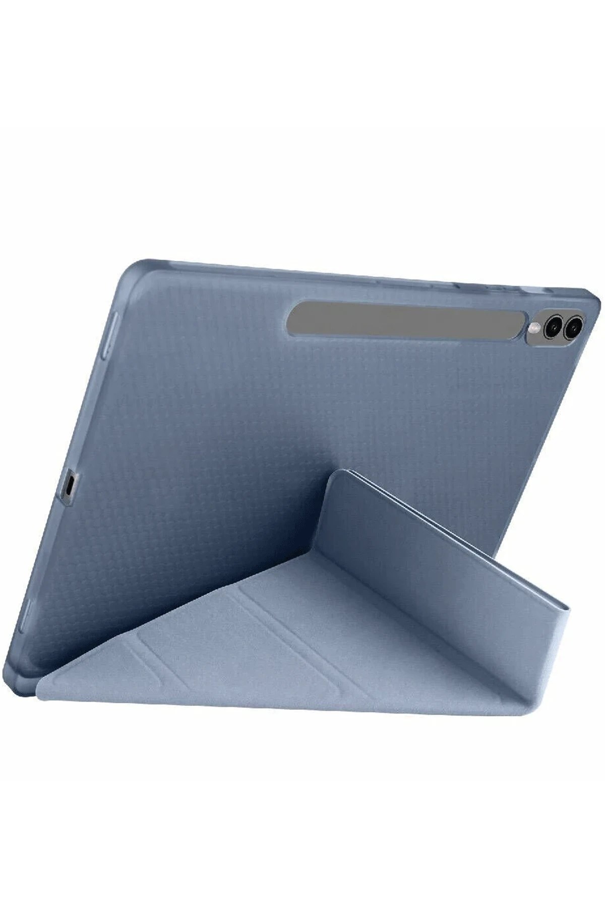 Mey İthalat®  Samsung Galaxy X610 Tab S9 FE Plus 12.4 Kılıf Kalemlikli Mars Tablet Kılıfı - Lavender