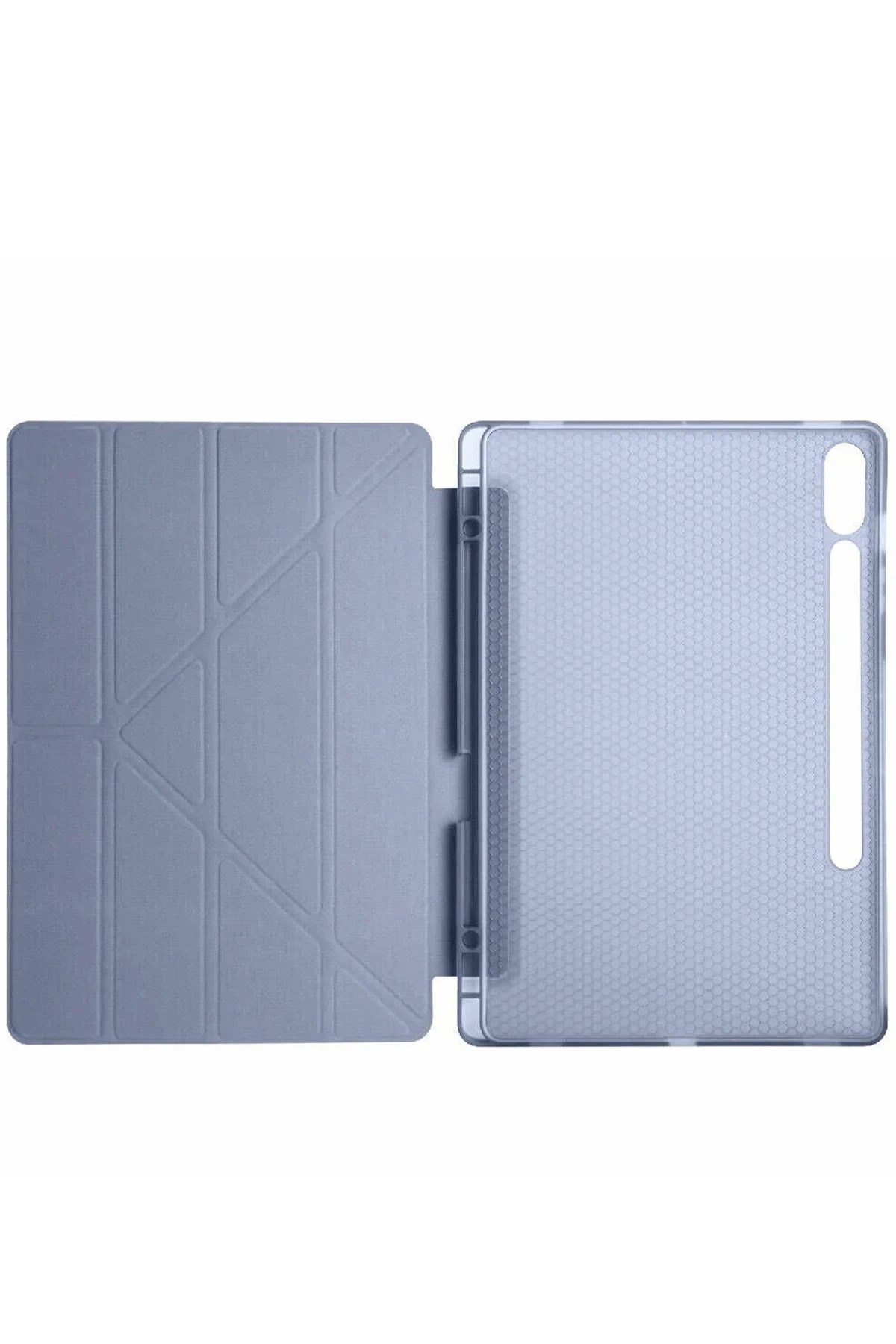 Mey İthalat®  Samsung Galaxy X610 Tab S9 FE Plus 12.4 Kılıf Kalemlikli Mars Tablet Kılıfı - Lavender