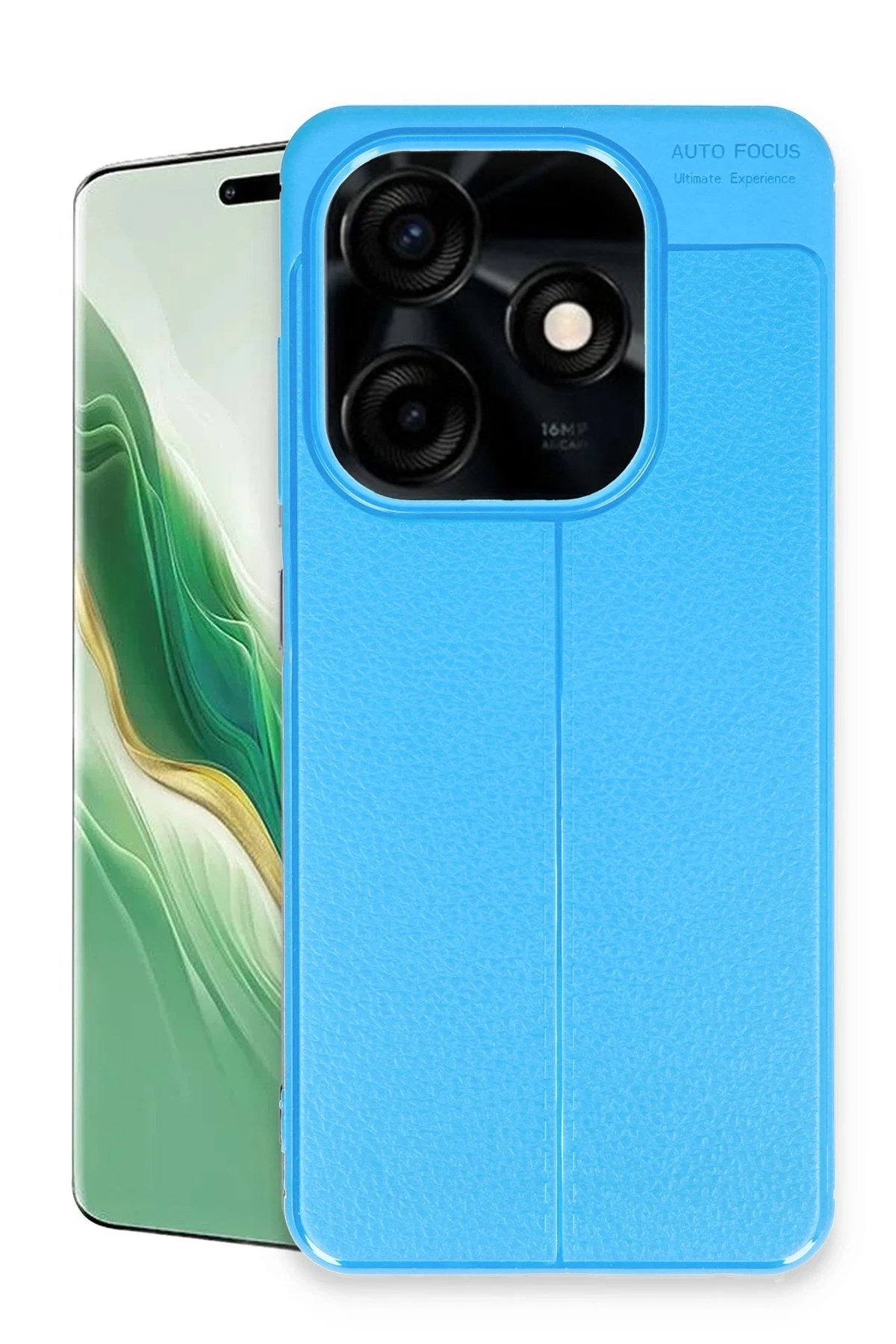 Mey İthalat®  Tecno Spark Go 2024 Kılıf Auto Focus Kapak - Mavi