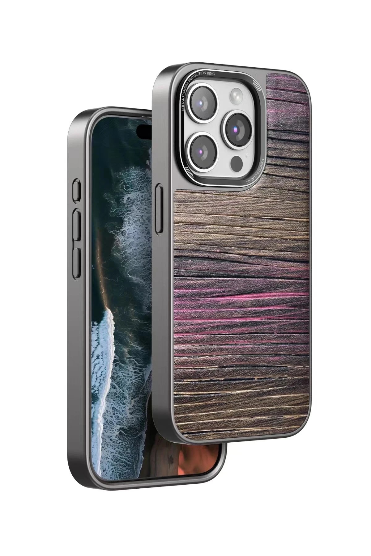 Mey İthalat®  iPhone 14 Pro Wave Kapak - Pembe