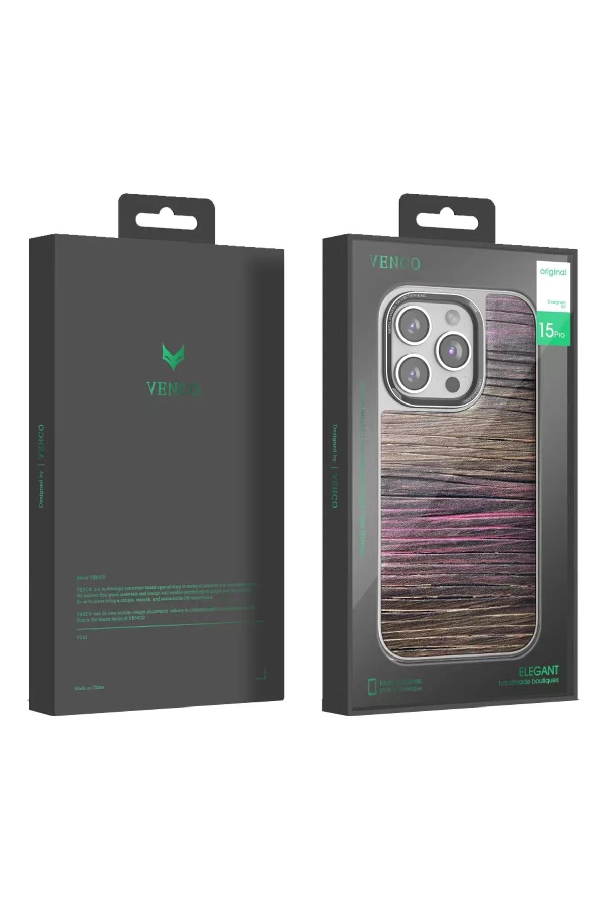 Mey İthalat®  iPhone 15 Pro Wave Kapak - Derin Mor