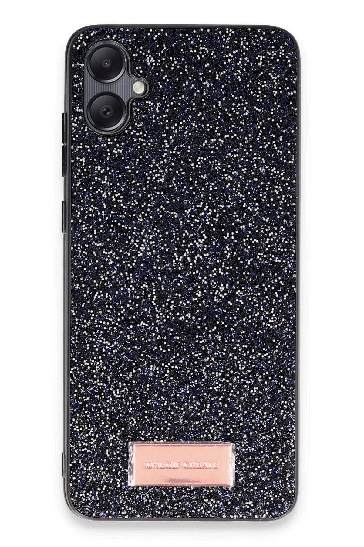 Mey İthalat®  Samsung Galaxy A05 Bright Simli Kapak - Siyah