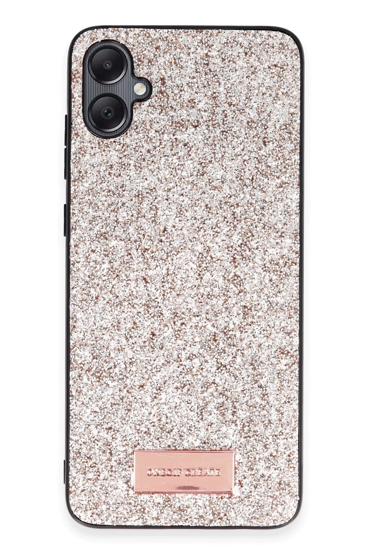 Mey İthalat®  Samsung Galaxy A05 Bright Simli Kapak - Gold