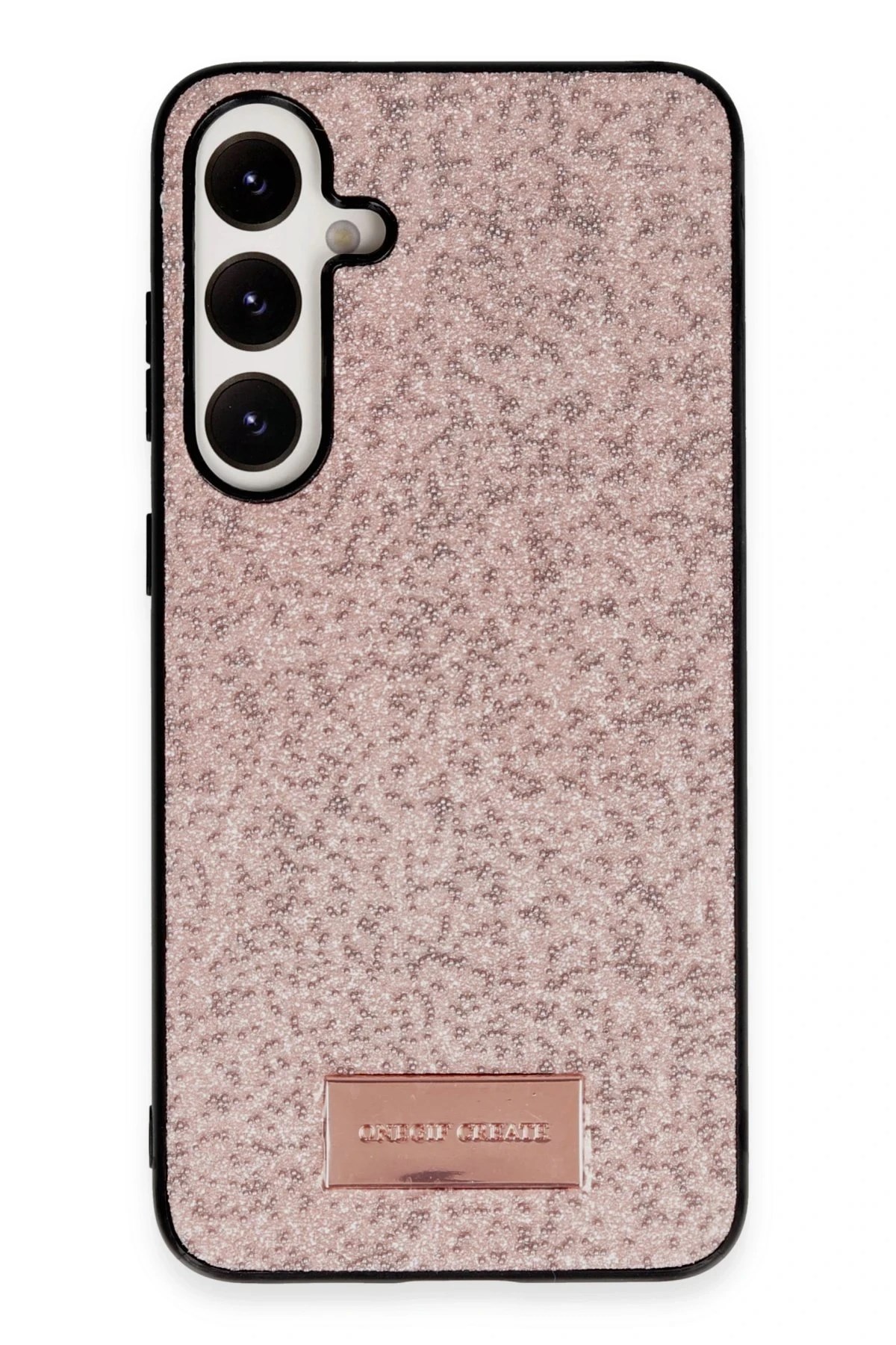 Mey İthalat®  Samsung Galaxy A05S Bright Simli Kapak - Pembe