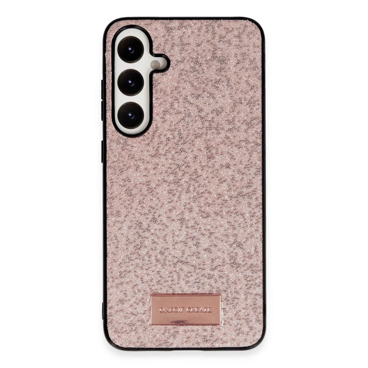 Mey İthalat®  Samsung Galaxy A05S Bright Simli Kapak - Pembe