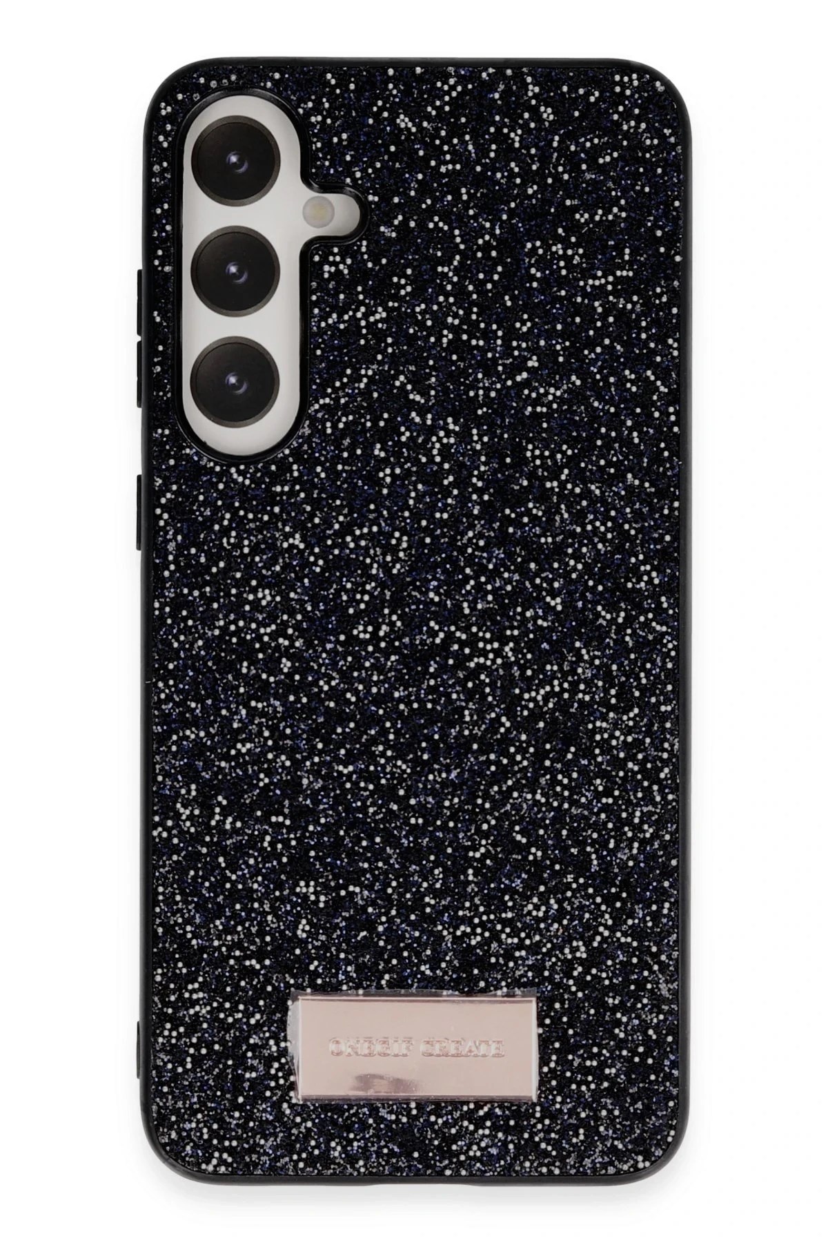 Mey İthalat®  Samsung Galaxy A25 5G Bright Simli Kapak - Siyah