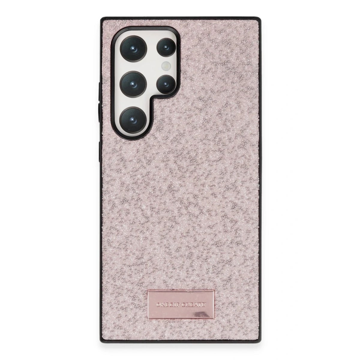 Mey İthalat®  Samsung Galaxy S23 Ultra Bright Simli Kapak - Pembe