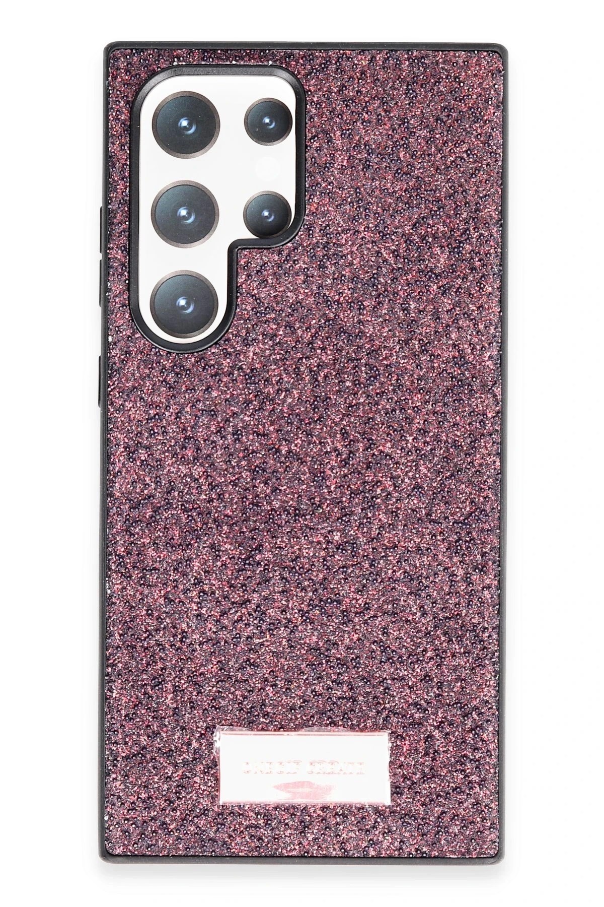Mey İthalat®  Samsung Galaxy S23 Ultra Bright Simli Kapak - Derin Mor