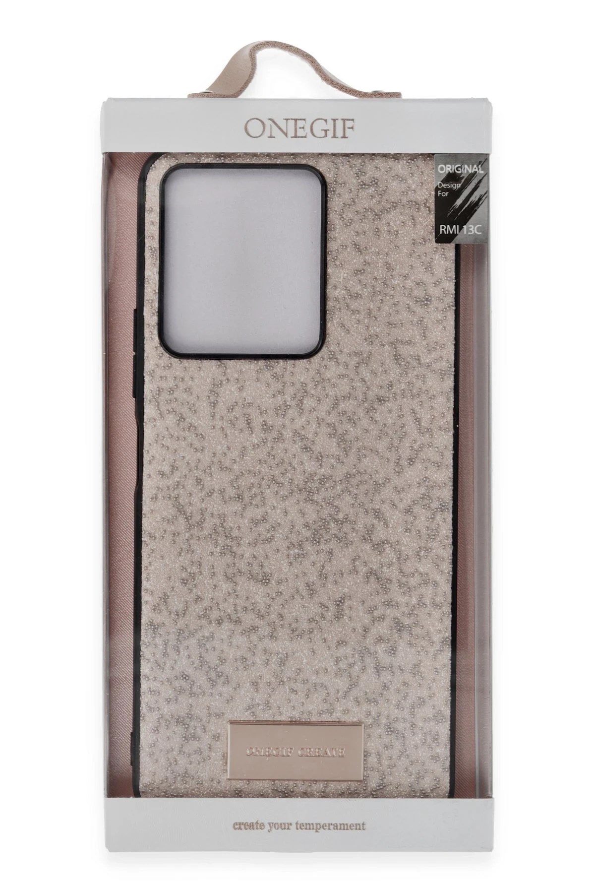 Mey İthalat®   Redmi 13C Bright Simli Kapak - Pembe