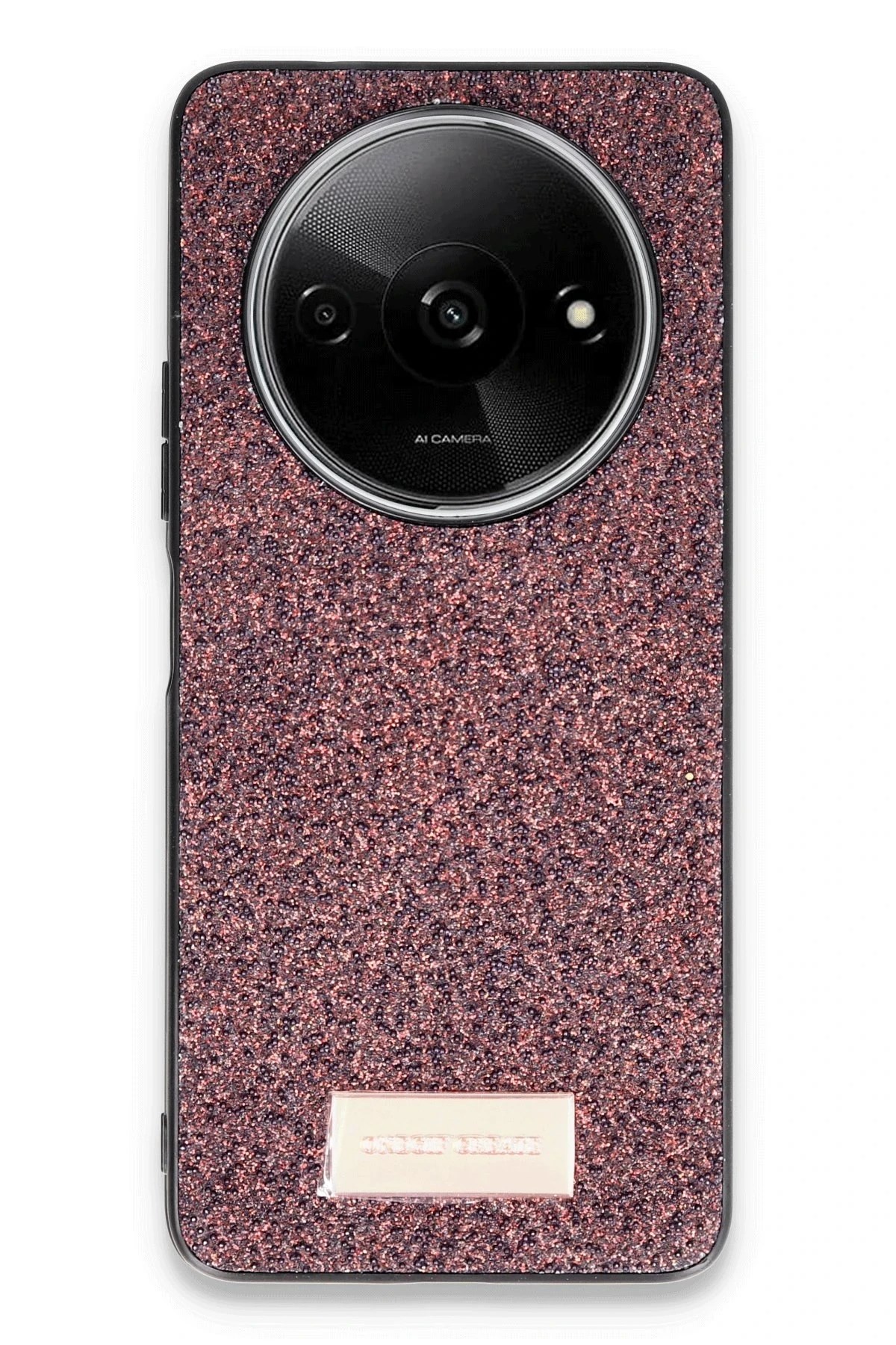 Mey İthalat®   Redmi A3 4G Bright Simli Kapak - Derin Mor