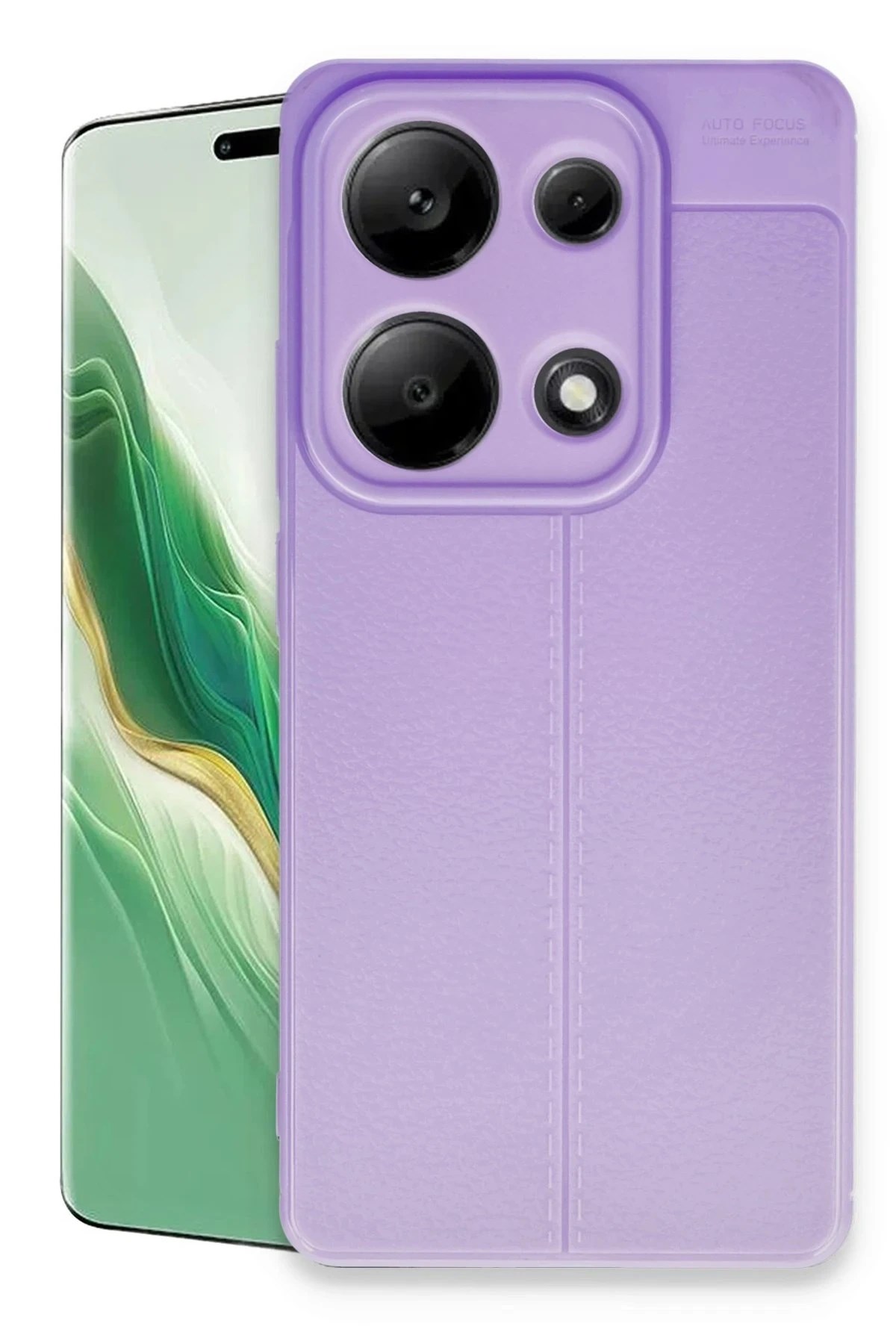 Mey İthalat®   Redmi Note 13 Pro 4G Kılıf Auto Focus Kapak - Lila