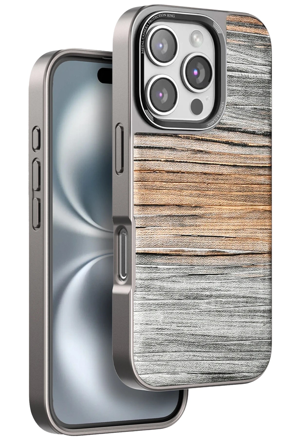 Mey İthalat®  iPhone 16 Pro Wave Kapak - Sarı