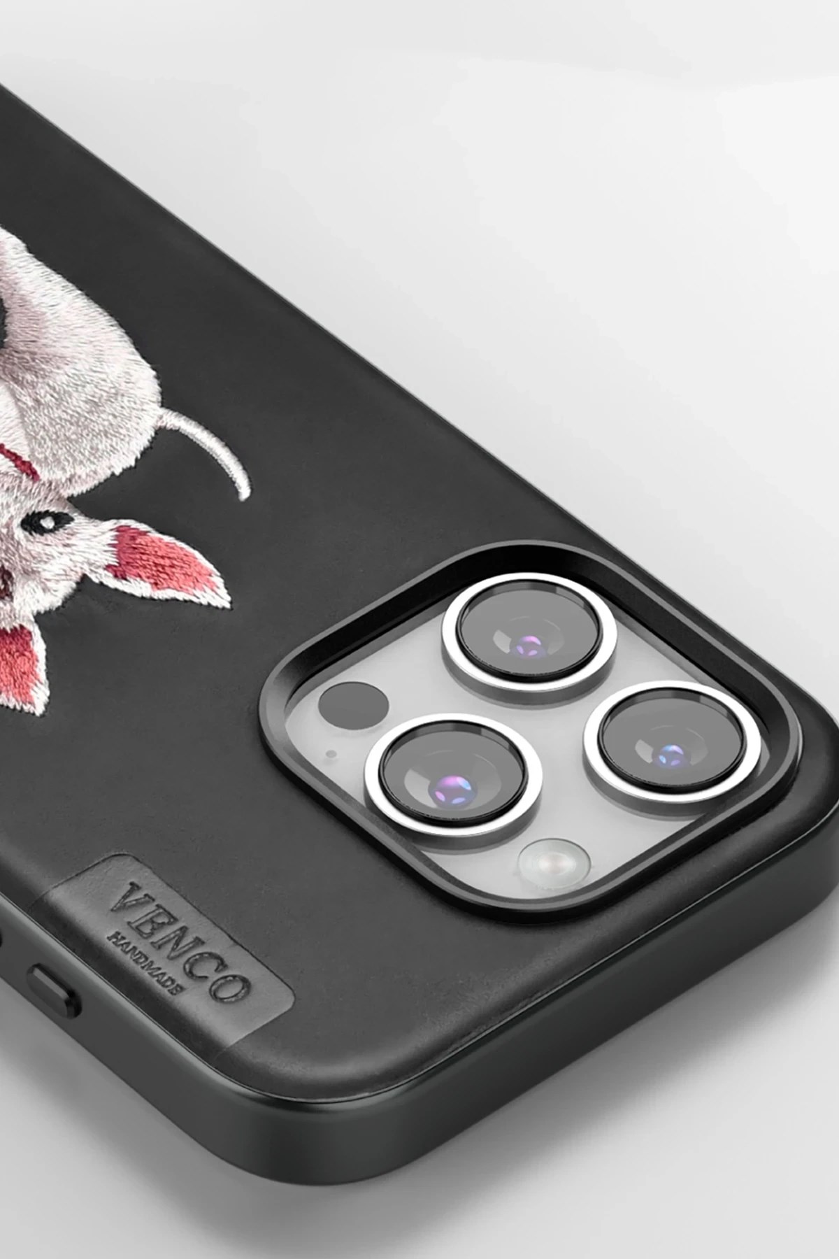 Mey İthalat®  iPhone 16 Perma Desenli Kapak - Koyu Kahve