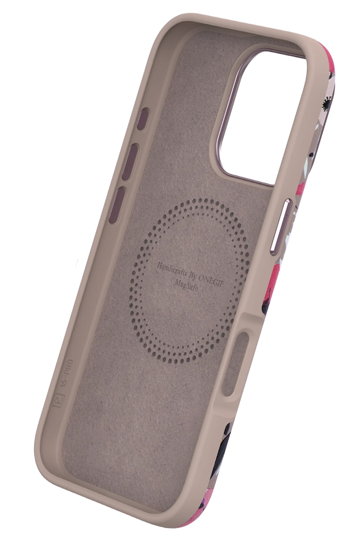 Mey İthalat®  iPhone 15 Pro Max Flower Series Magsafe Kapak - Mavi