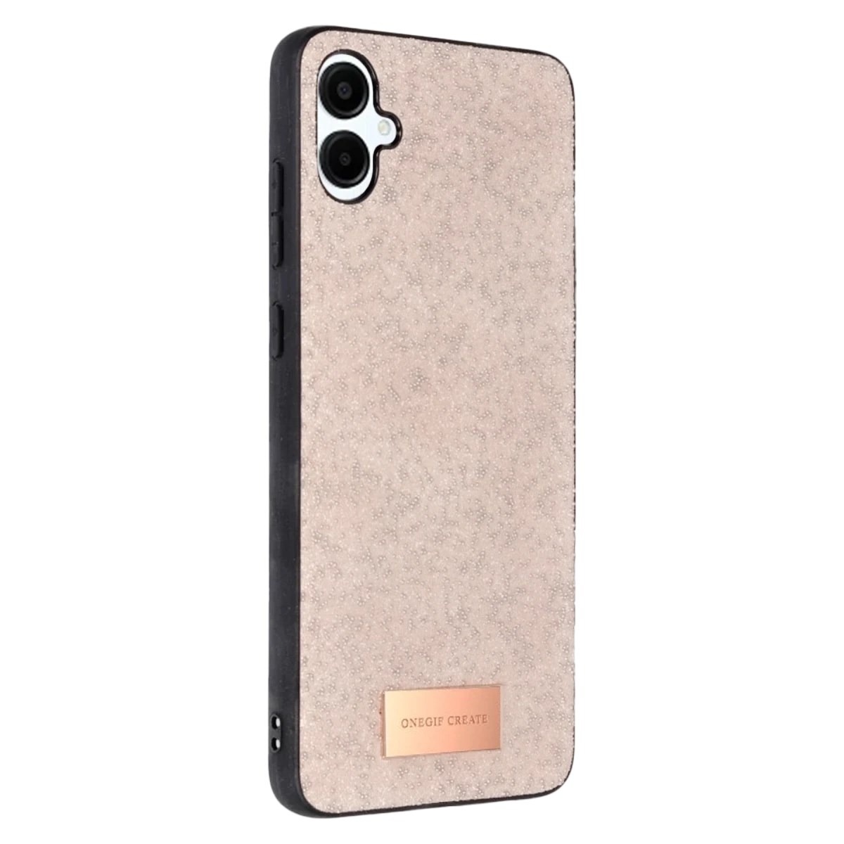 Mey İthalat®  Samsung Galaxy A06 Bright Simli Kapak - Pembe