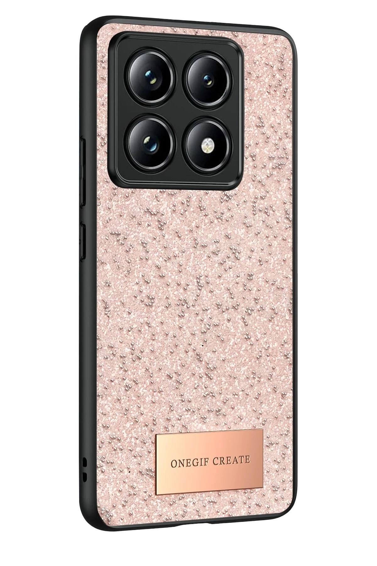 Mey İthalat®   Mi 14T Pro Bright Simli Kapak - Pembe