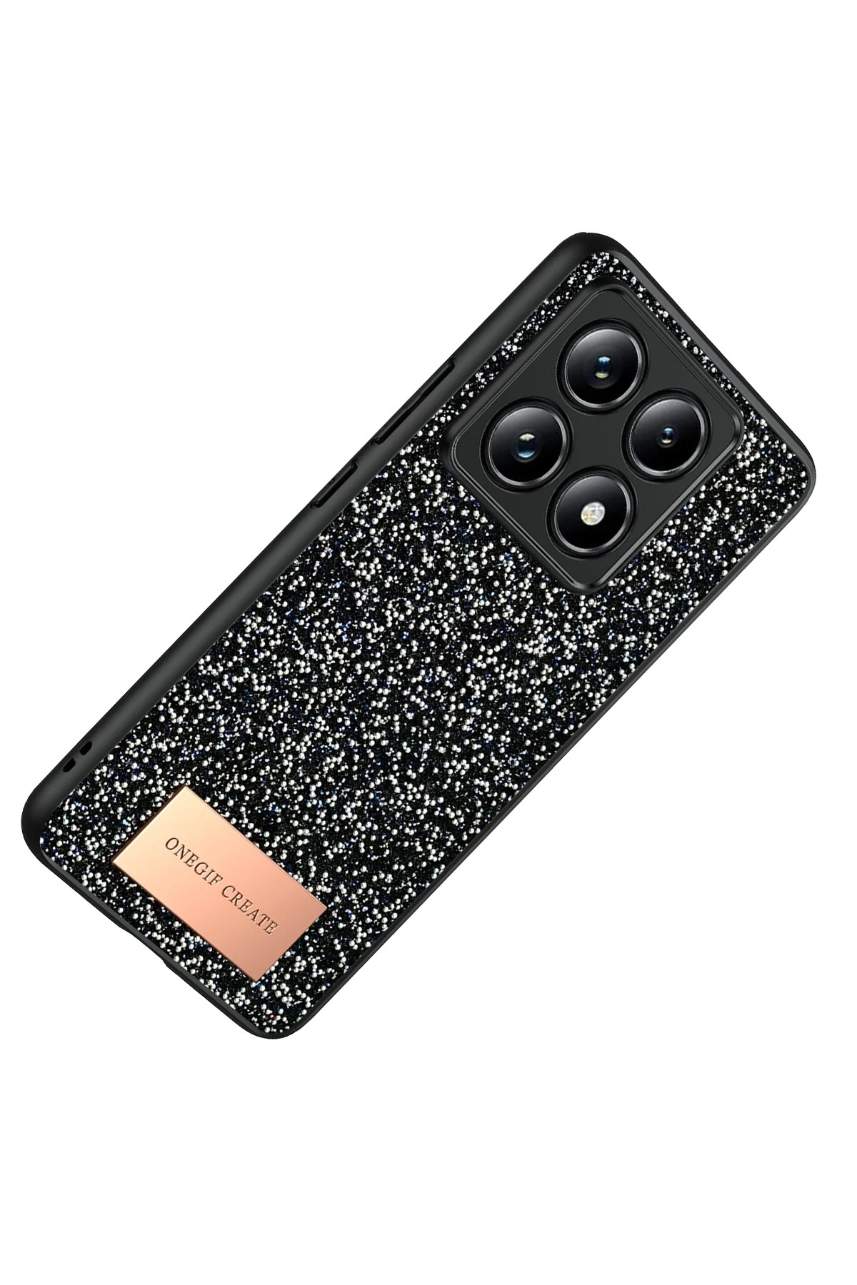 Mey İthalat®   Mi 14T Pro Bright Simli Kapak - Siyah