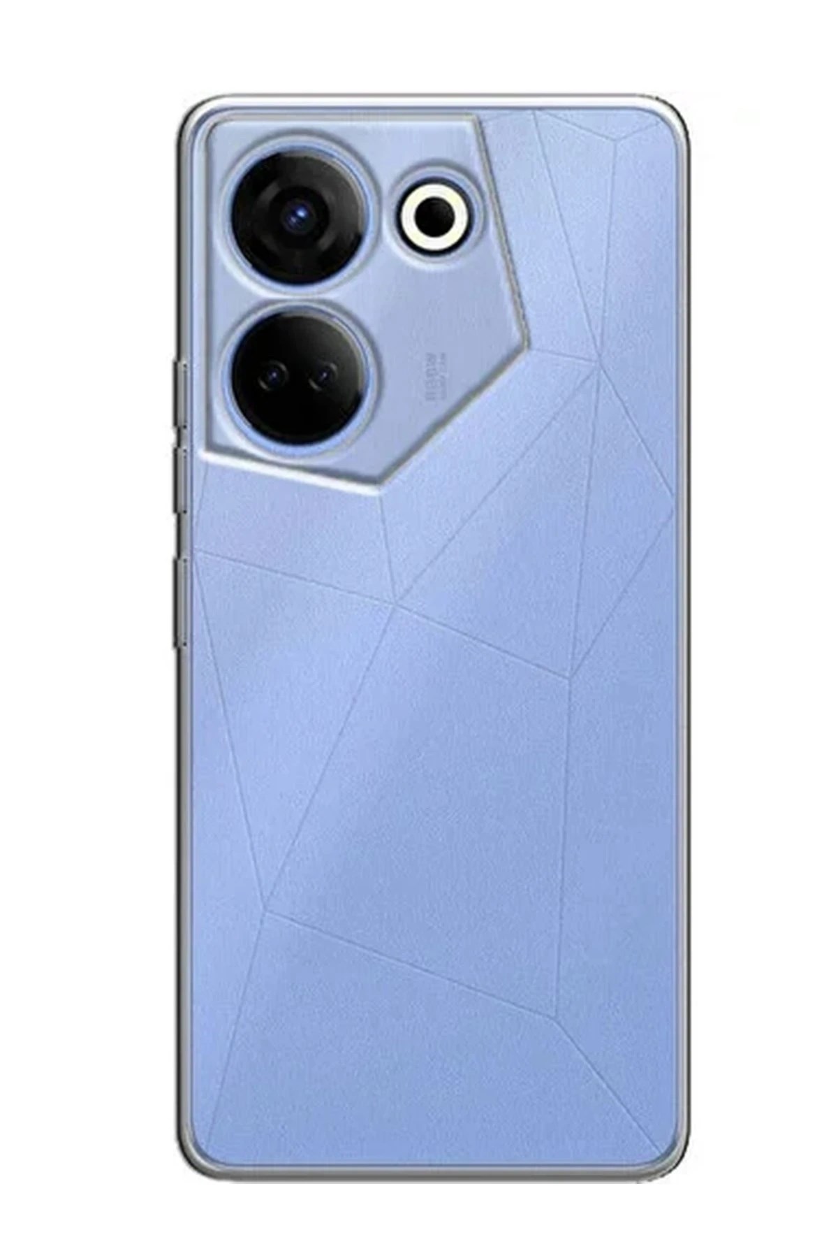 Mey İthalat®  Tecno Camon 20 Pro 5G Kılıf Lüx Şeffaf Silikon