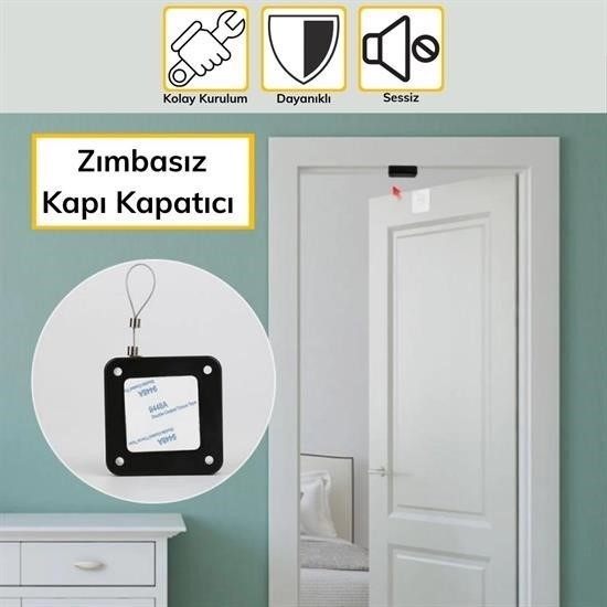 BUFFER® Sıva Üstü Tüm Kapılar İçin Uygun Otomatik Kapanan Hızlı Otomatik Kapı Kapa