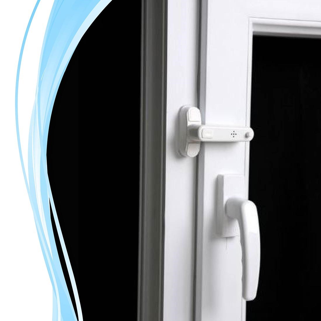 BUFFER® PVC Pimapen Pencere Cam Balkon Kapısı Güvenli Emniyet Kilidi