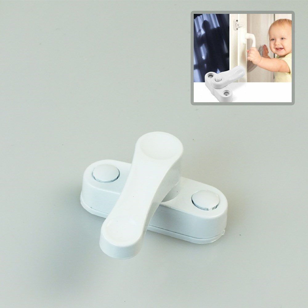 BUFFER® PVC Pimapen Pencere Cam Balkon Kapısı Güvenli Emniyet Kilidi
