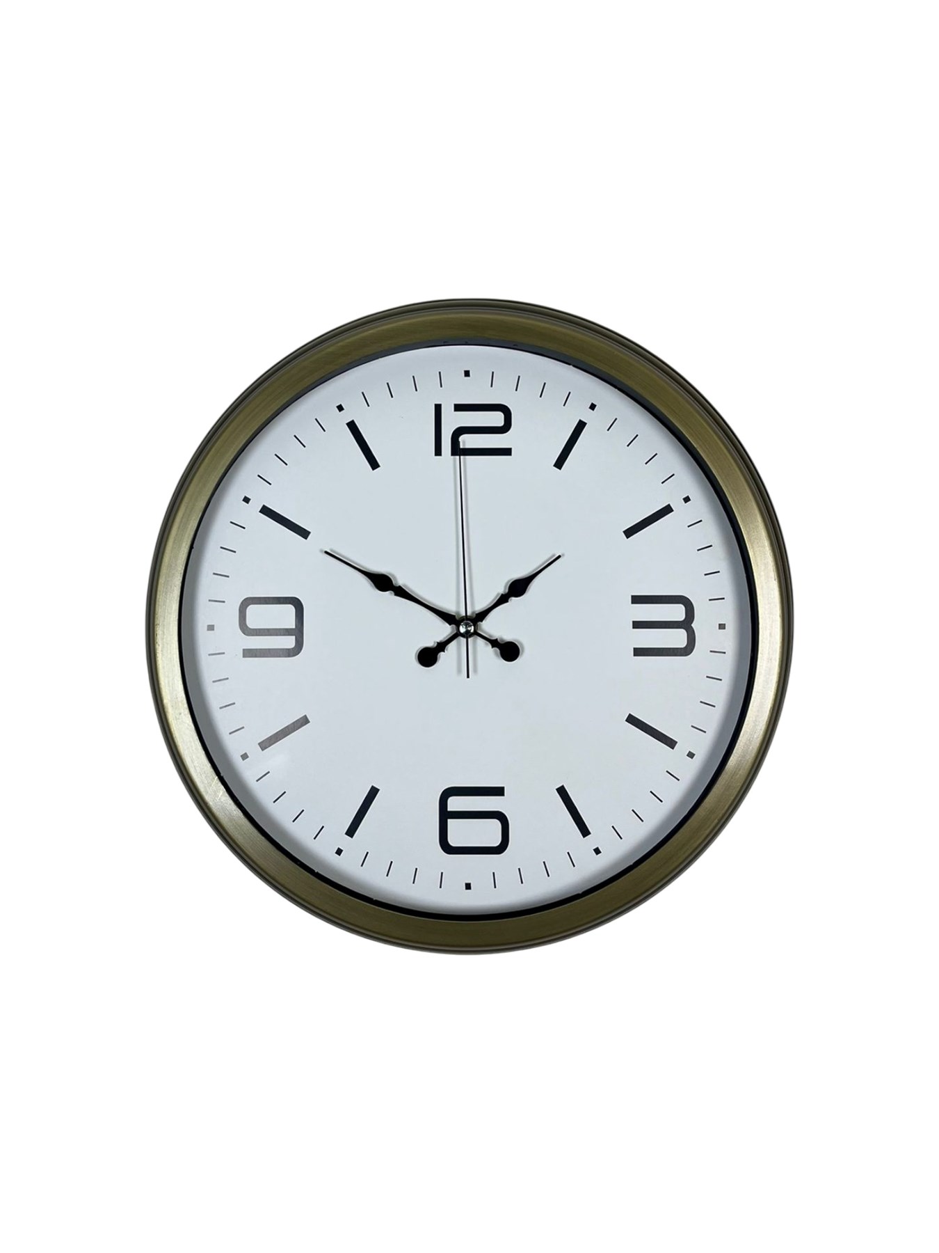 Modern Tasarım Eskitme 40 Cm Metal Duvar Saati