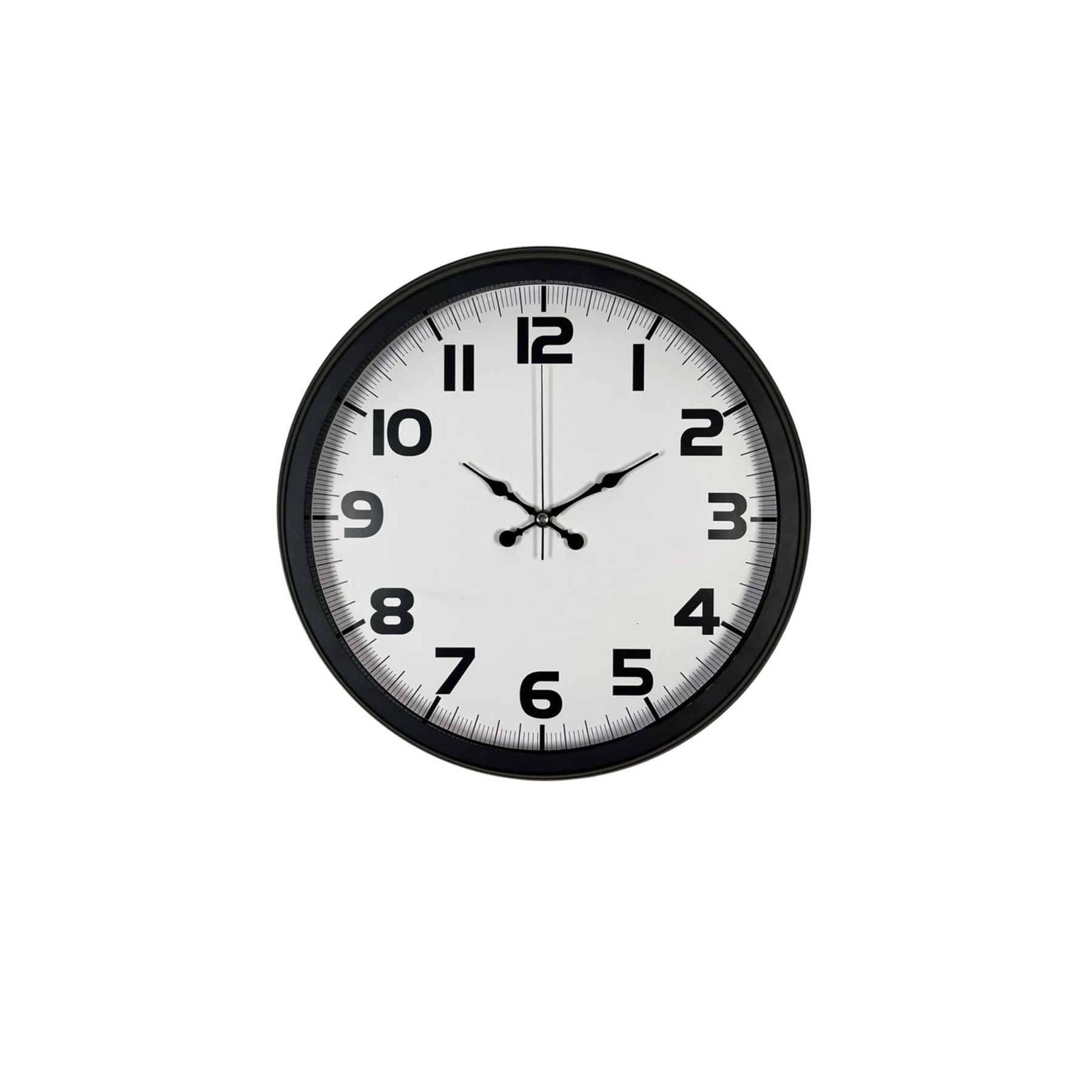 Black Simplex 40 Cm Metal Duvar Saati