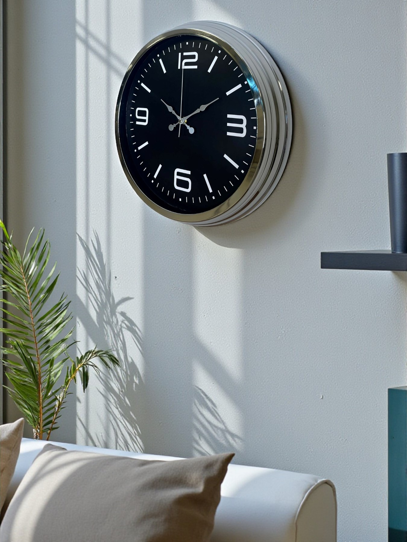 Elegance 40 Cm Metal Büyük Rakamlı Modern Tasarım