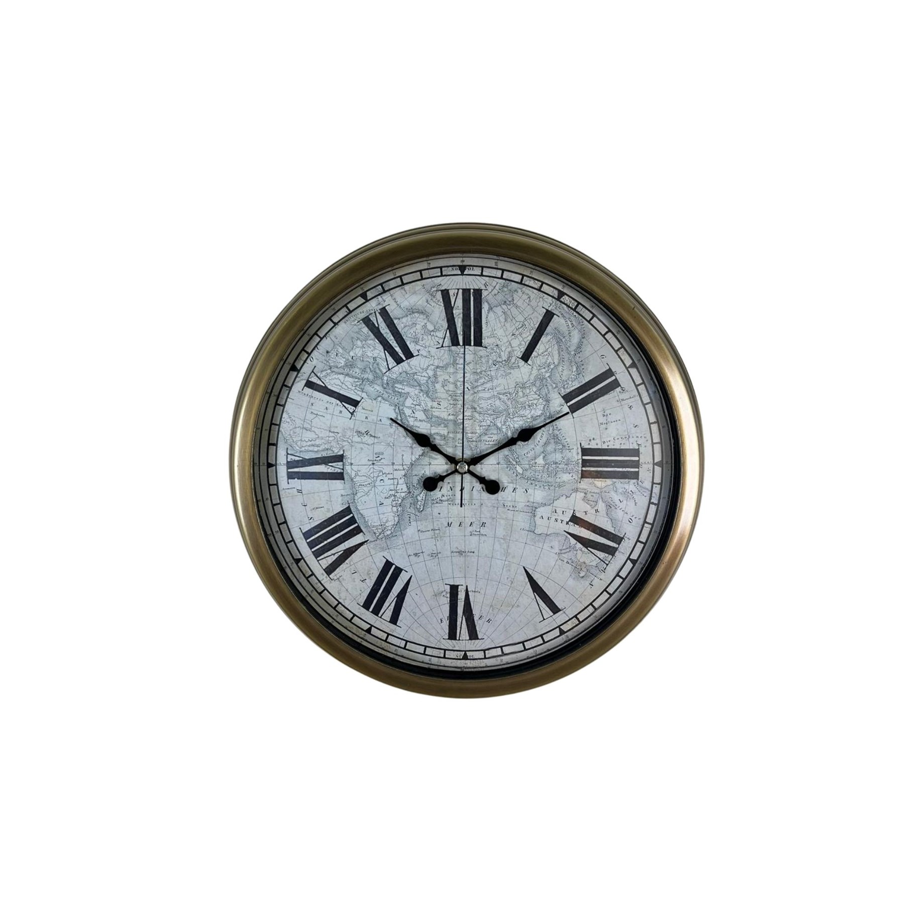 Antique World 40 Cm Eskitme Metal Duvar Saati