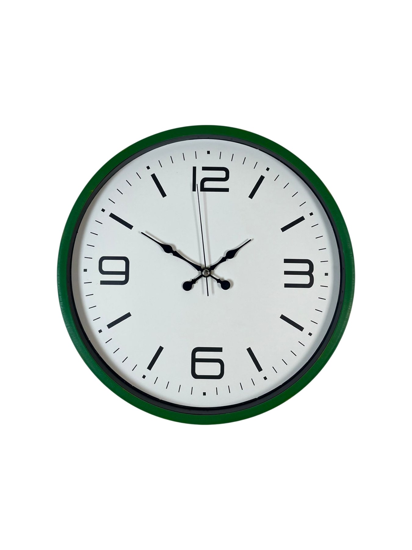 36 Cm Yeşil Modern Dekoratif Duvar Saati