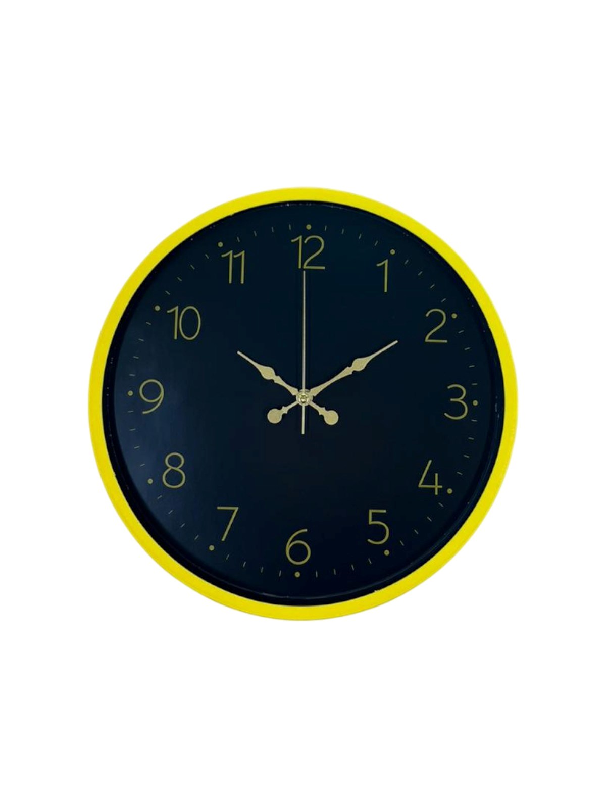 36 Cm Sarı Şık Duvar Saati