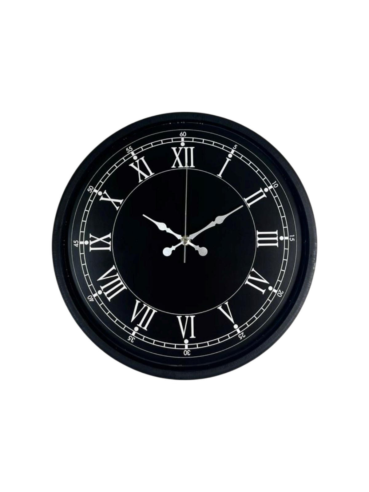 36 Cm Modern Siyah Duvar Saati