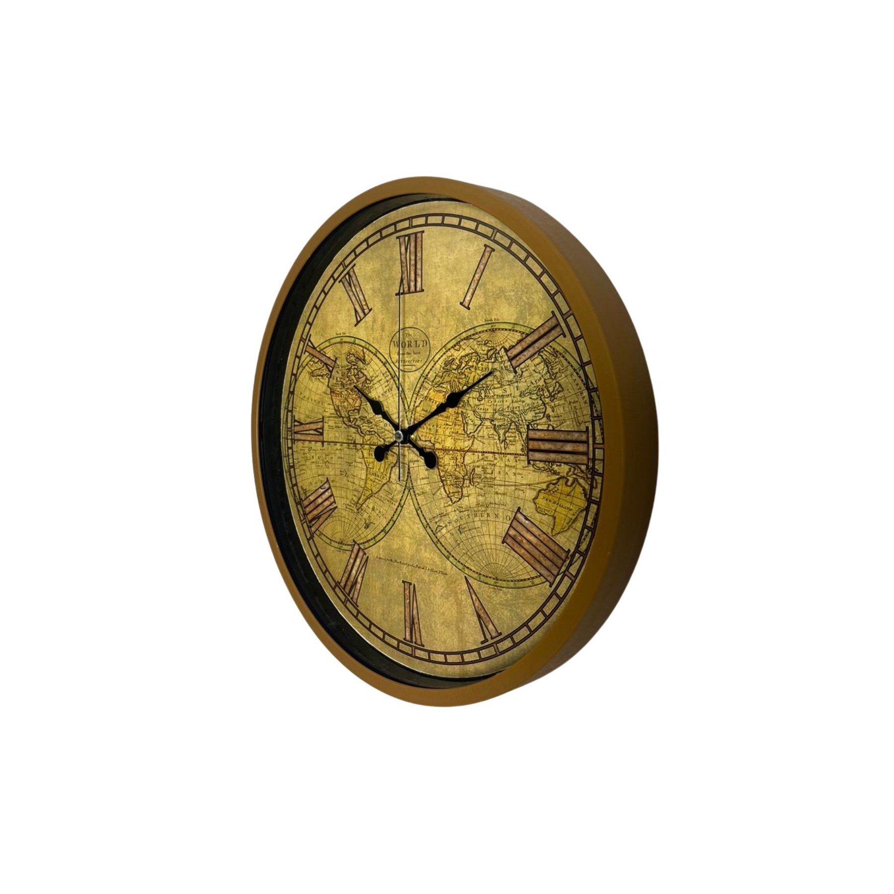 Kahverengi Vintage 36 Cm Duvar Saati