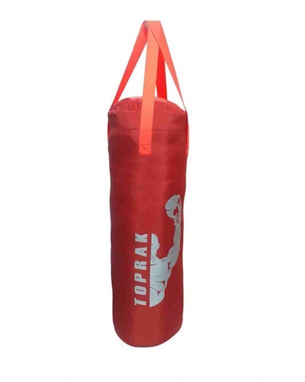 Boks Torbası Eldiven Ve Karabina Hediyeli İçi Dolu 50x20 Cm Kırmızı