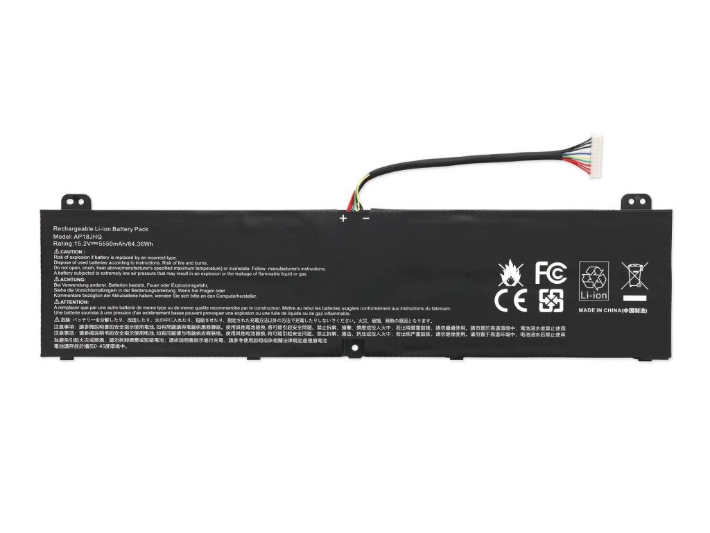 RETRO Acer Predator PT515-52, AP18JHQ Notebook Bataryası