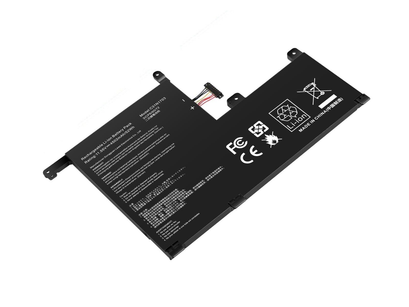 RETRO Asus C31N1703 Notebook Bataryası