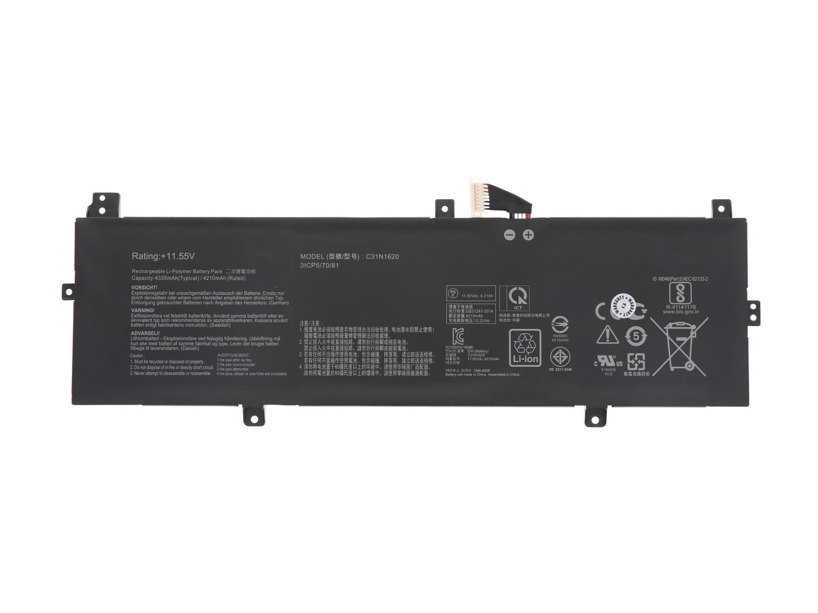 Sylar RETRO Asus P5240F, C31N1620 (Ver.2) Notebook Bataryası