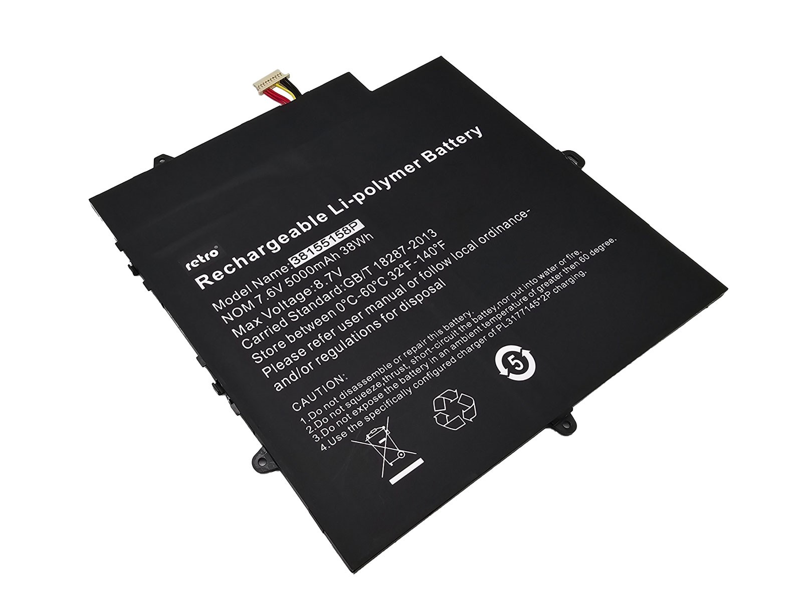 RETRO 2874180-2S Notebook Bataryası
