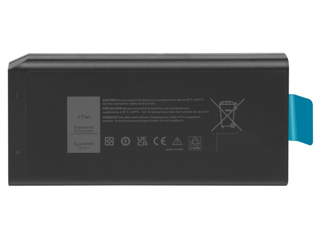 RETRO Dell Latitude 5404 Rugged, 4XKN5 Notebook Bataryası - 6 Cell