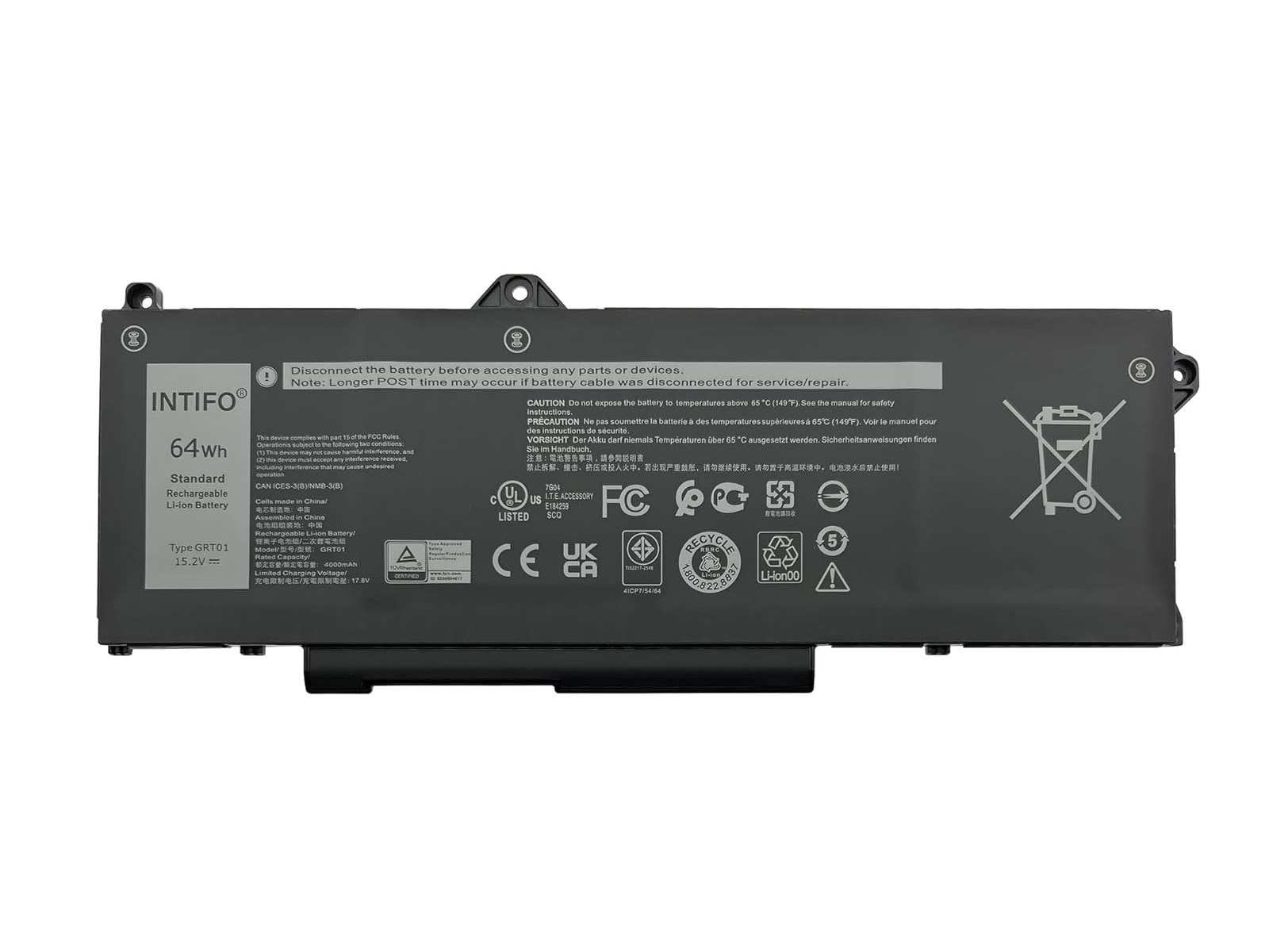 RETRO Dell Latitude 5421, GRT01 Notebook Bataryası