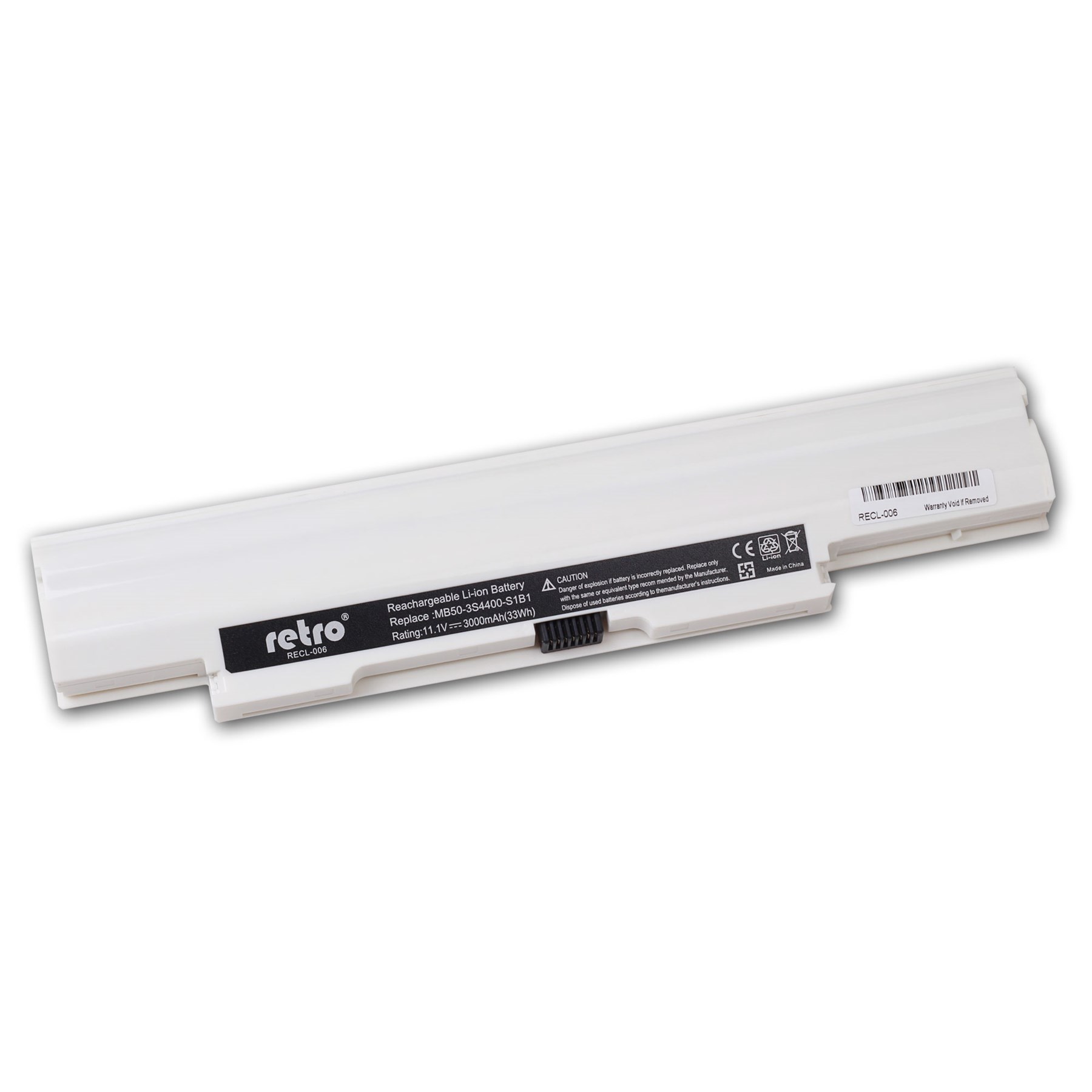 RETRO Casper MB50, Vestel MB50 Notebook Bataryası - Beyaz - 3 Cell - 32Wh