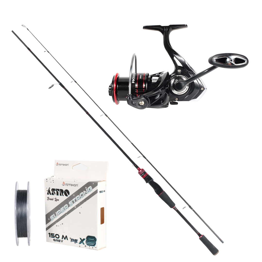 REMIXON FOCUS RD 2.10M 5-35GR 2P KAMIŞ+RD3000M 5+1BB MAKARA, SET