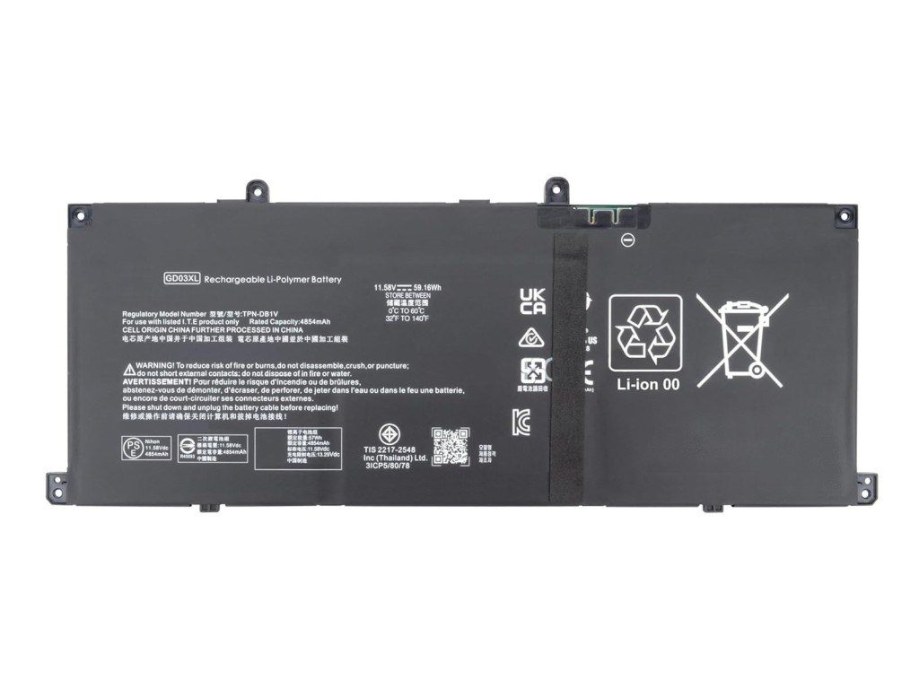RETRO Hp Envy 14-fa0000 x360, GD03XL Notebook Bataryası
