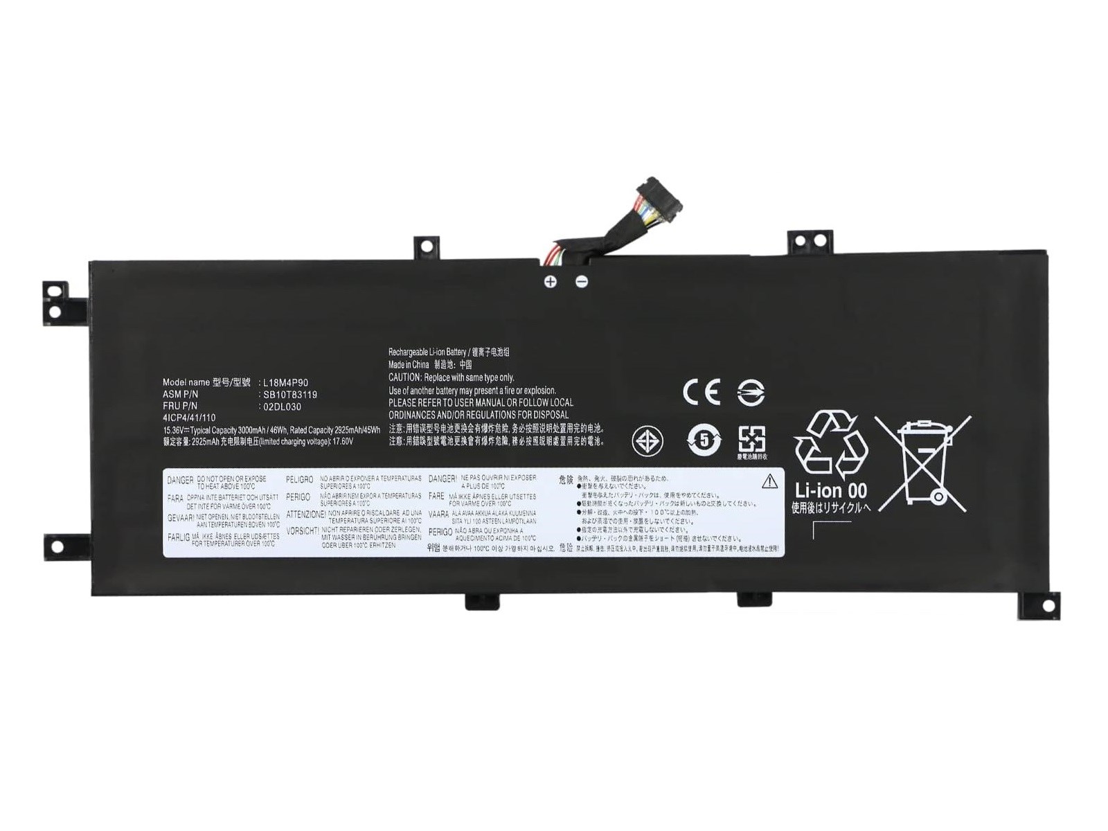 Sylar RETRO Lenovo ThinkPad L13 Gen1, L18M4P90 Notebook Bataryası