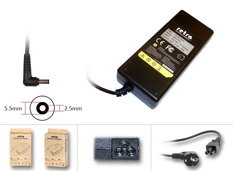 Sylar RETRO Delta-Liteon 19V 4.74A 90W Notebook Adaptör RNA-DT02
