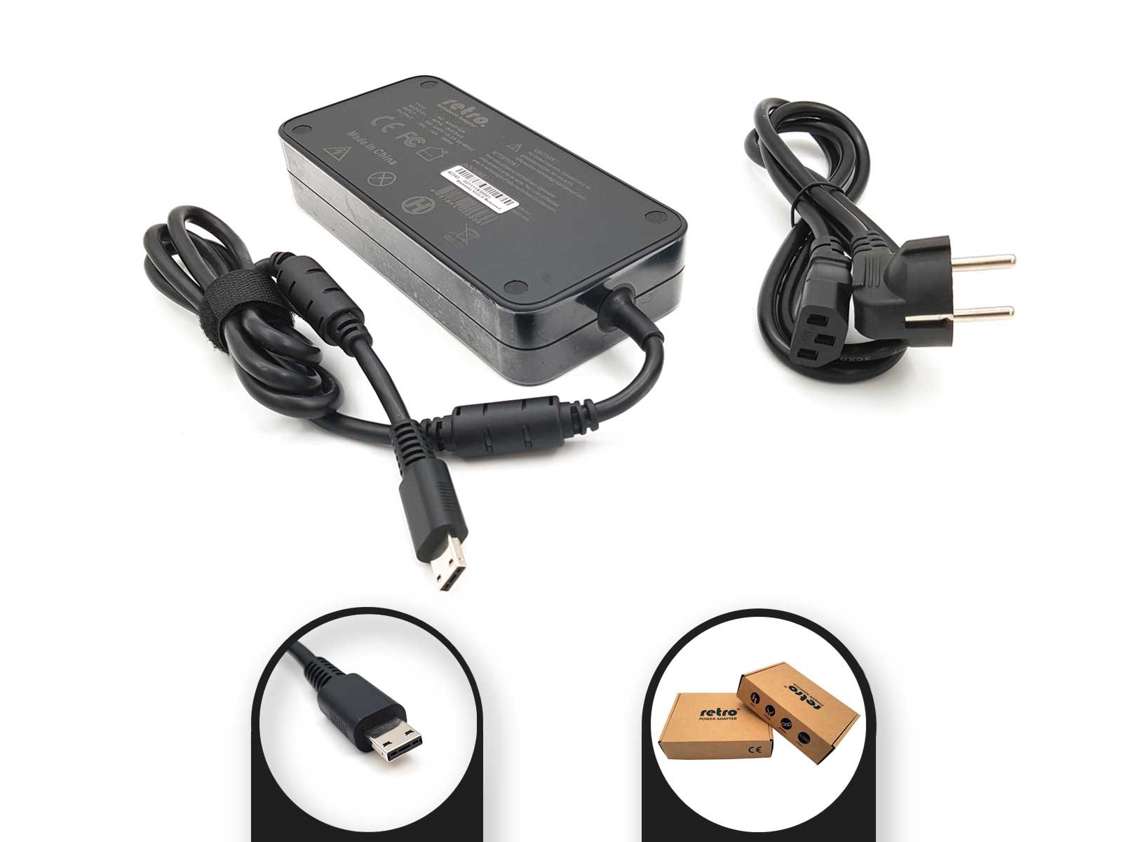 Sylar RETRO MSI 20V 14A 280W 4 Pin USB Tip Notebook Adaptör RPA-AC343