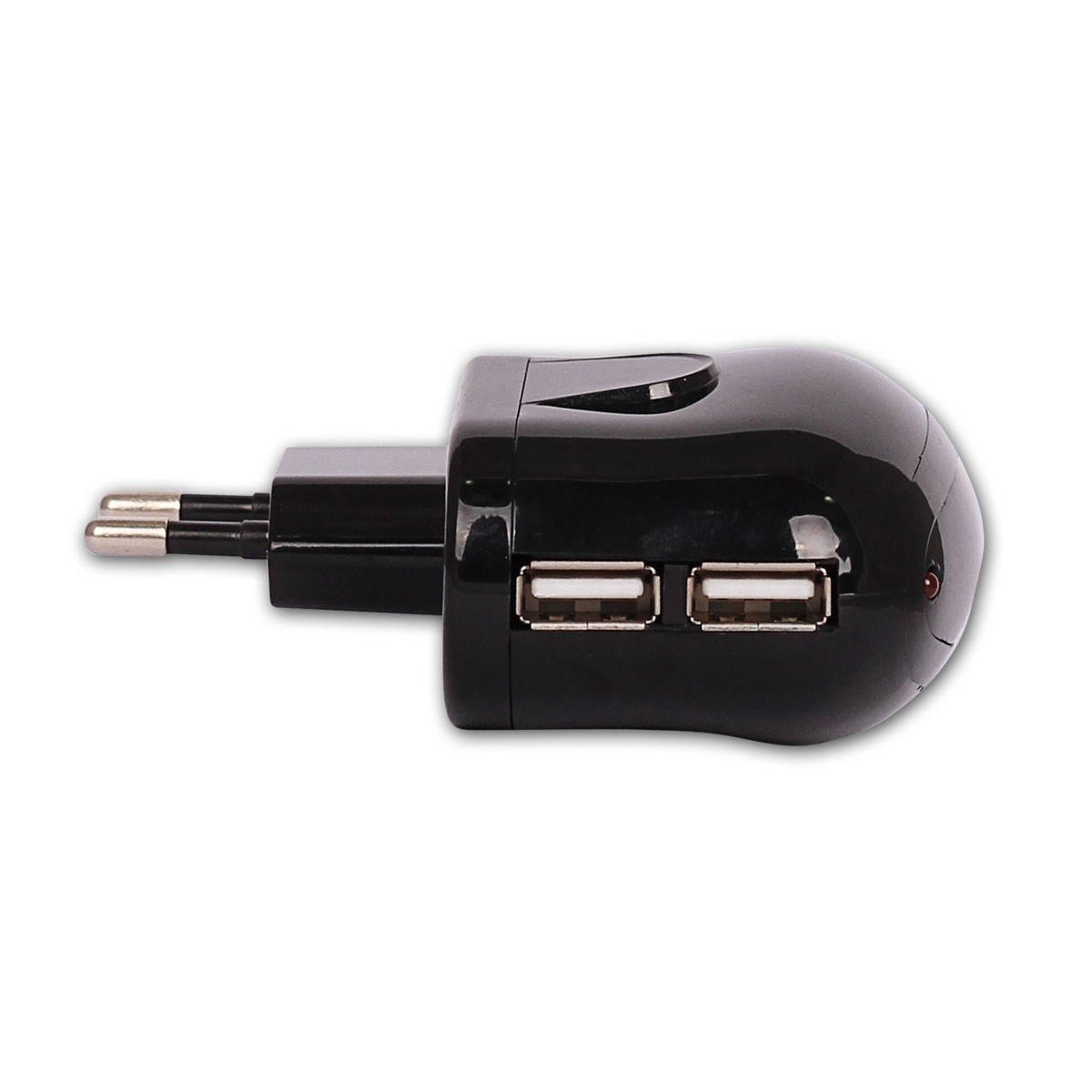Sylar RETRO 5V 2.1A iPad, Tablet, Telefon USB Şarj Adaptörü - Siyah - Çift USB