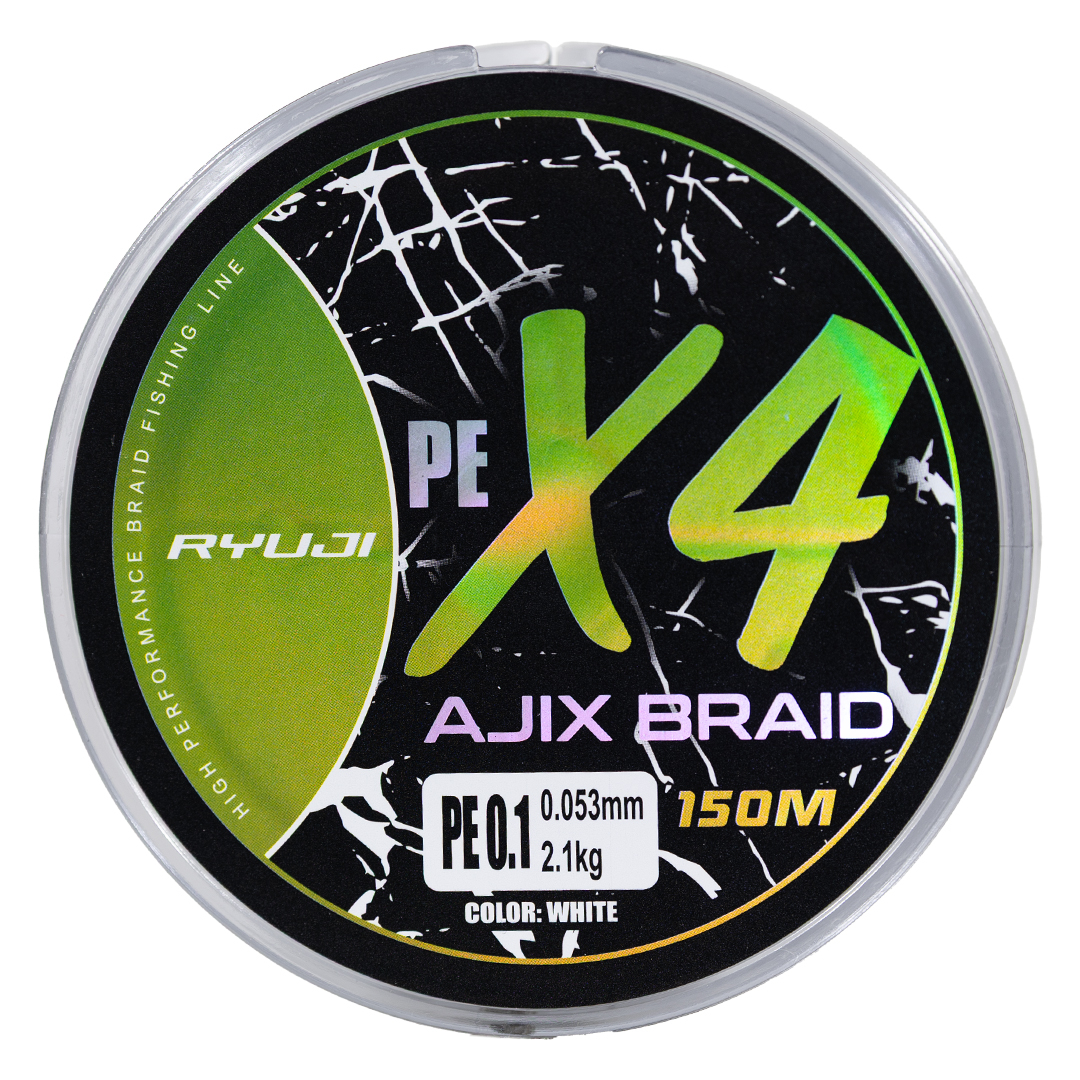 RYUJI AJIX BRAID 4X,150M, WHITE İP MİSİNA